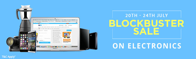 India Desire : Paytm Blockbuster sale On Electronics Between 20th July T0 24th July 2015